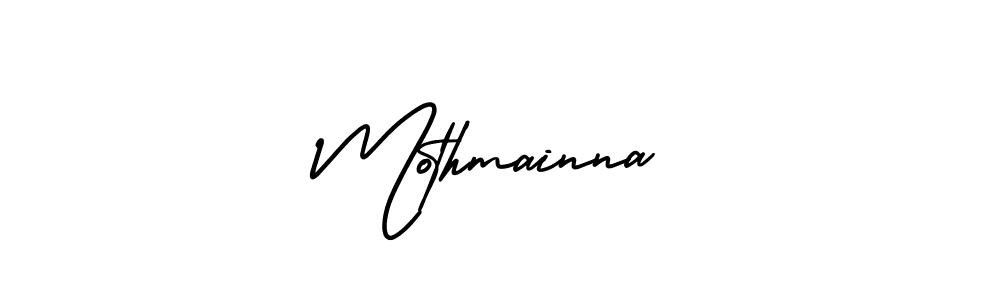 if you are searching for the best signature style for your name Mothmainna. so please give up your signature search. here we have designed multiple signature styles  using AmerikaSignatureDemo-Regular. Mothmainna signature style 3 images and pictures png