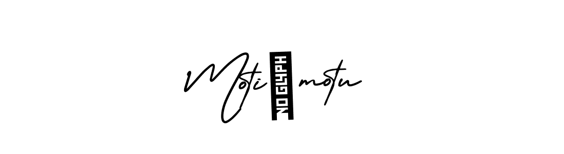 The best way (AmerikaSignatureDemo-Regular) to make a short signature is to pick only two or three words in your name. The name Moti❤motu include a total of six letters. For converting this name. Moti❤motu signature style 3 images and pictures png