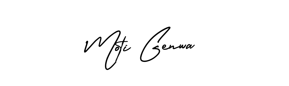 It looks lik you need a new signature style for name Moti Genwa. Design unique handwritten (AmerikaSignatureDemo-Regular) signature with our free signature maker in just a few clicks. Moti Genwa signature style 3 images and pictures png