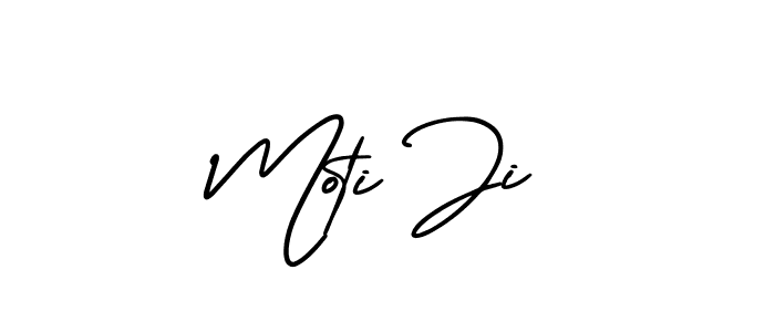 AmerikaSignatureDemo-Regular is a professional signature style that is perfect for those who want to add a touch of class to their signature. It is also a great choice for those who want to make their signature more unique. Get Moti Ji name to fancy signature for free. Moti Ji signature style 3 images and pictures png