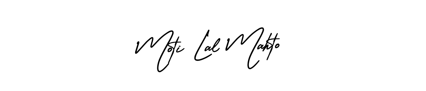 Make a beautiful signature design for name Moti Lal Mahto. With this signature (AmerikaSignatureDemo-Regular) style, you can create a handwritten signature for free. Moti Lal Mahto signature style 3 images and pictures png