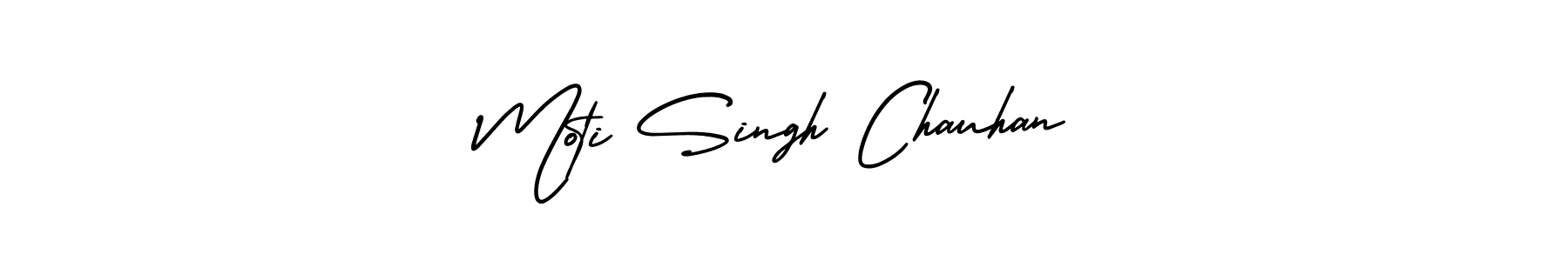 Also we have Moti Singh Chauhan name is the best signature style. Create professional handwritten signature collection using AmerikaSignatureDemo-Regular autograph style. Moti Singh Chauhan signature style 3 images and pictures png