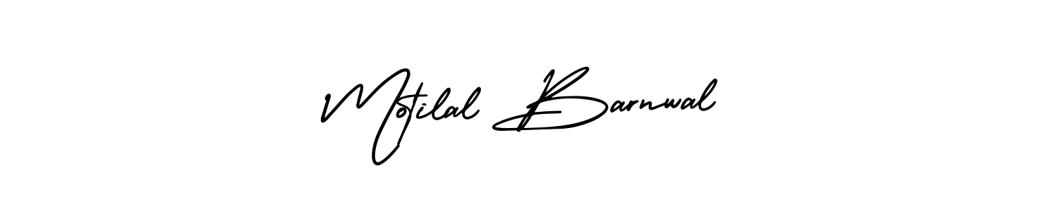 It looks lik you need a new signature style for name Motilal Barnwal. Design unique handwritten (AmerikaSignatureDemo-Regular) signature with our free signature maker in just a few clicks. Motilal Barnwal signature style 3 images and pictures png
