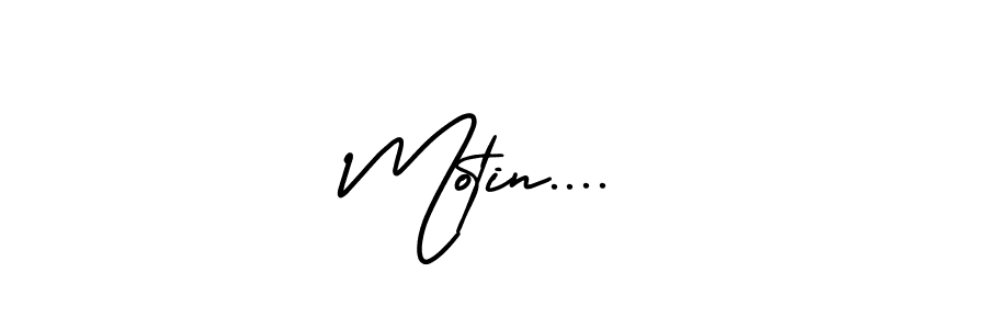 Motin.... stylish signature style. Best Handwritten Sign (AmerikaSignatureDemo-Regular) for my name. Handwritten Signature Collection Ideas for my name Motin..... Motin.... signature style 3 images and pictures png