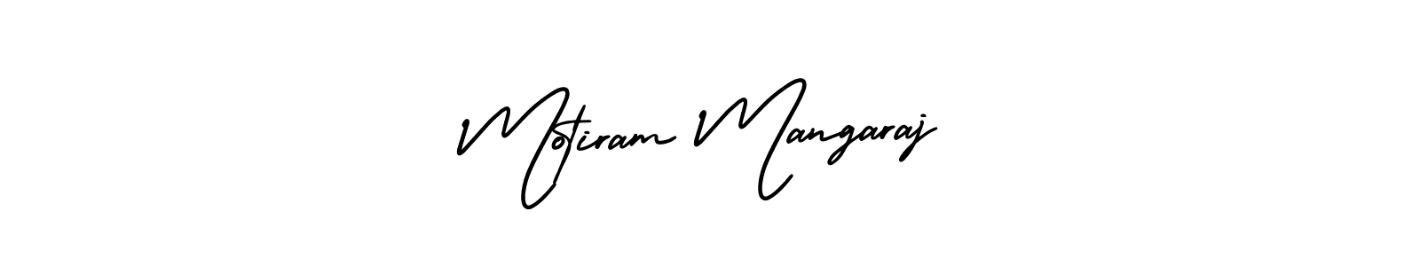 Motiram Mangaraj stylish signature style. Best Handwritten Sign (AmerikaSignatureDemo-Regular) for my name. Handwritten Signature Collection Ideas for my name Motiram Mangaraj. Motiram Mangaraj signature style 3 images and pictures png