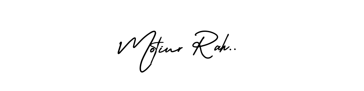 Similarly AmerikaSignatureDemo-Regular is the best handwritten signature design. Signature creator online .You can use it as an online autograph creator for name Motiur Rah... Motiur Rah.. signature style 3 images and pictures png