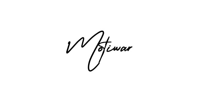 Design your own signature with our free online signature maker. With this signature software, you can create a handwritten (AmerikaSignatureDemo-Regular) signature for name Motiwar. Motiwar signature style 3 images and pictures png