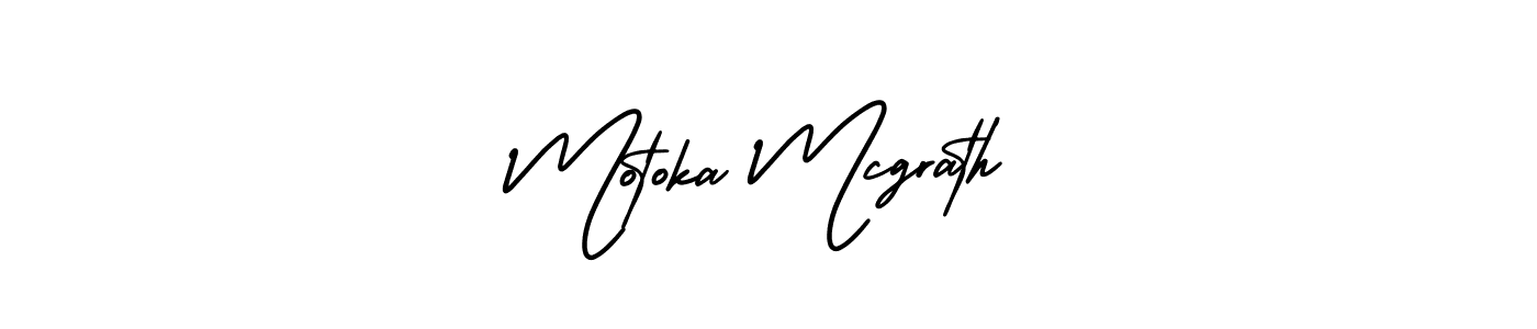 Similarly AmerikaSignatureDemo-Regular is the best handwritten signature design. Signature creator online .You can use it as an online autograph creator for name Motoka Mcgrath. Motoka Mcgrath signature style 3 images and pictures png