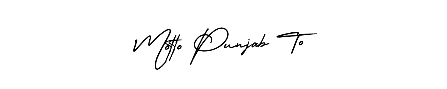 Here are the top 10 professional signature styles for the name Motto Punjab To. These are the best autograph styles you can use for your name. Motto Punjab To signature style 3 images and pictures png