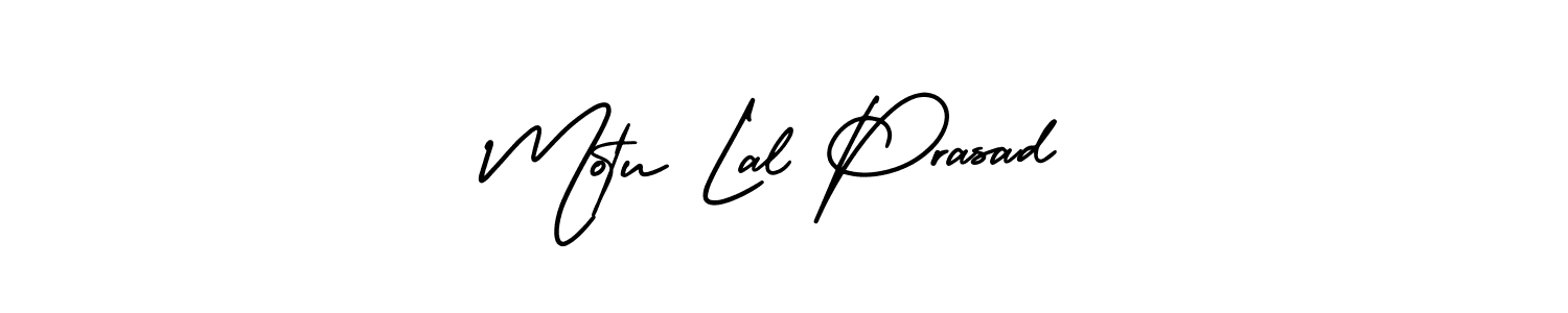 Use a signature maker to create a handwritten signature online. With this signature software, you can design (AmerikaSignatureDemo-Regular) your own signature for name Motu Lal Prasad. Motu Lal Prasad signature style 3 images and pictures png