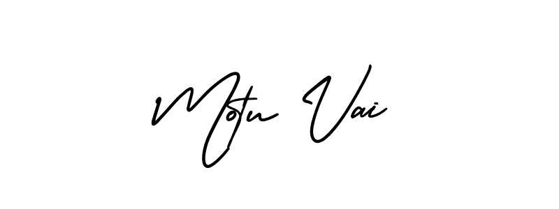 How to make Motu Vai signature? AmerikaSignatureDemo-Regular is a professional autograph style. Create handwritten signature for Motu Vai name. Motu Vai signature style 3 images and pictures png