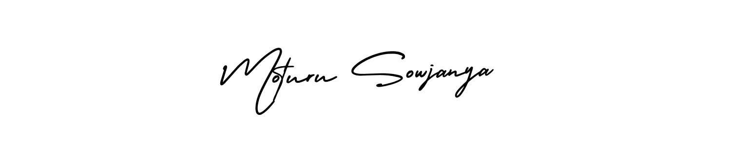 Best and Professional Signature Style for Moturu Sowjanya. AmerikaSignatureDemo-Regular Best Signature Style Collection. Moturu Sowjanya signature style 3 images and pictures png