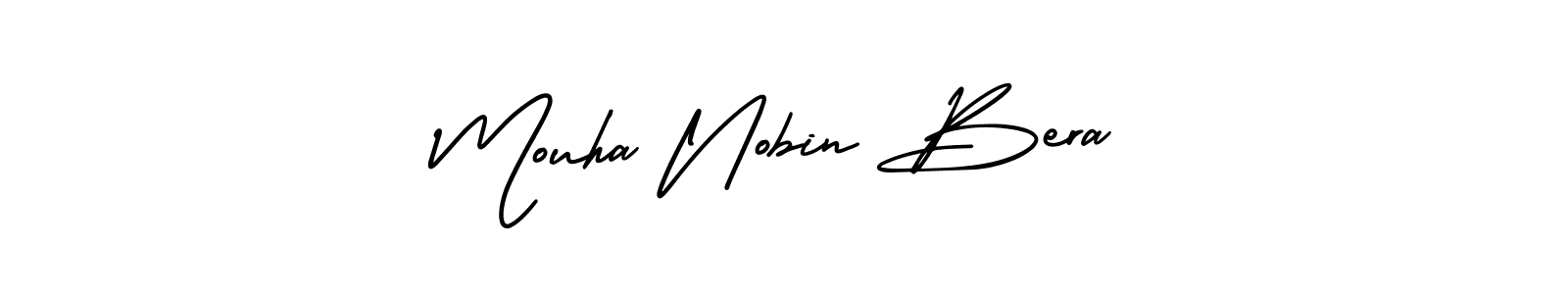 See photos of Mouha Nobin Bera official signature by Spectra . Check more albums & portfolios. Read reviews & check more about AmerikaSignatureDemo-Regular font. Mouha Nobin Bera signature style 3 images and pictures png