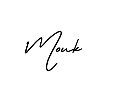 Best and Professional Signature Style for Mouk. AmerikaSignatureDemo-Regular Best Signature Style Collection. Mouk signature style 3 images and pictures png