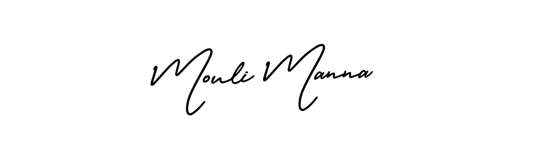 if you are searching for the best signature style for your name Mouli Manna. so please give up your signature search. here we have designed multiple signature styles  using AmerikaSignatureDemo-Regular. Mouli Manna signature style 3 images and pictures png