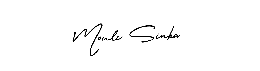 Similarly AmerikaSignatureDemo-Regular is the best handwritten signature design. Signature creator online .You can use it as an online autograph creator for name Mouli Sinha. Mouli Sinha signature style 3 images and pictures png