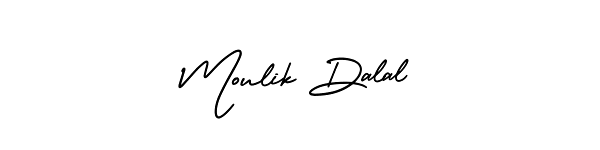 if you are searching for the best signature style for your name Moulik Dalal. so please give up your signature search. here we have designed multiple signature styles  using AmerikaSignatureDemo-Regular. Moulik Dalal signature style 3 images and pictures png
