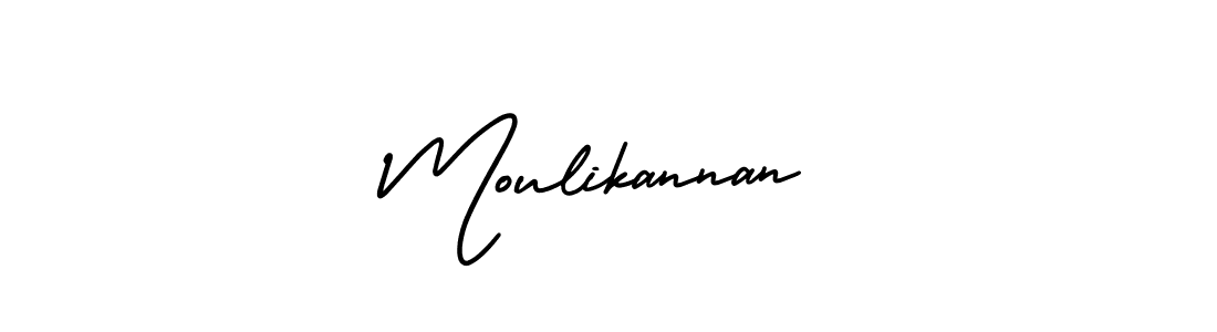 Also You can easily find your signature by using the search form. We will create Moulikannan name handwritten signature images for you free of cost using AmerikaSignatureDemo-Regular sign style. Moulikannan signature style 3 images and pictures png