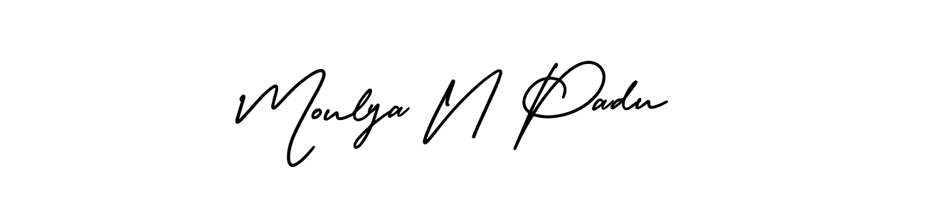 Here are the top 10 professional signature styles for the name Moulya N Padu. These are the best autograph styles you can use for your name. Moulya N Padu signature style 3 images and pictures png