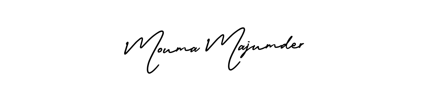 See photos of Mouma Majumder official signature by Spectra . Check more albums & portfolios. Read reviews & check more about AmerikaSignatureDemo-Regular font. Mouma Majumder signature style 3 images and pictures png