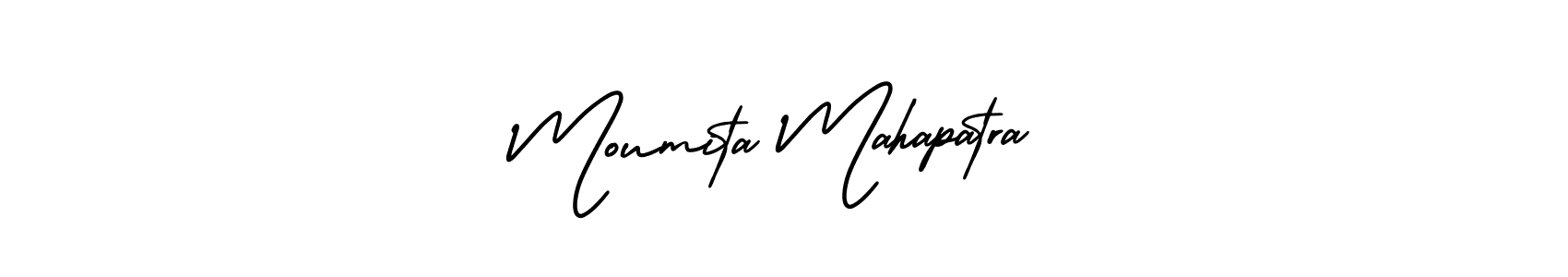 Design your own signature with our free online signature maker. With this signature software, you can create a handwritten (AmerikaSignatureDemo-Regular) signature for name Moumita Mahapatra. Moumita Mahapatra signature style 3 images and pictures png