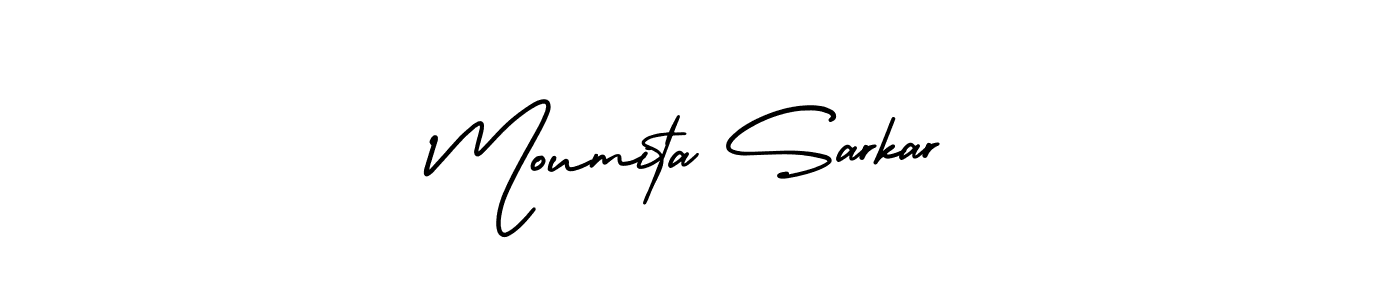 How to make Moumita Sarkar signature? AmerikaSignatureDemo-Regular is a professional autograph style. Create handwritten signature for Moumita Sarkar name. Moumita Sarkar signature style 3 images and pictures png