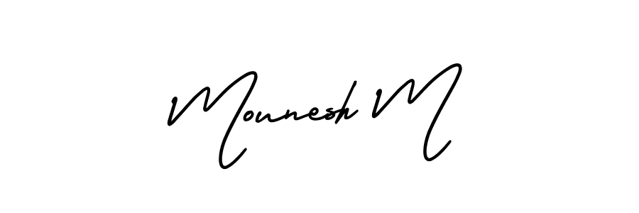 Once you've used our free online signature maker to create your best signature AmerikaSignatureDemo-Regular style, it's time to enjoy all of the benefits that Mounesh M name signing documents. Mounesh M signature style 3 images and pictures png