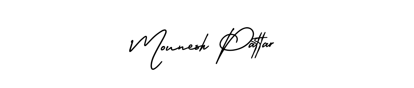 Check out images of Autograph of Mounesh Pattar name. Actor Mounesh Pattar Signature Style. AmerikaSignatureDemo-Regular is a professional sign style online. Mounesh Pattar signature style 3 images and pictures png