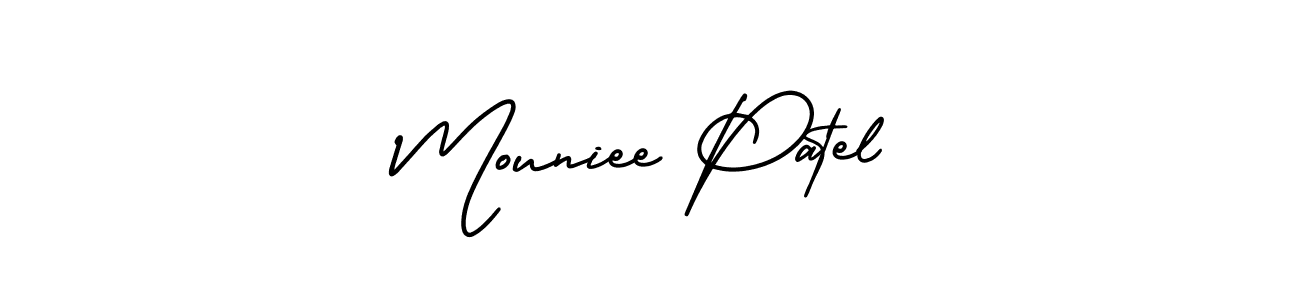 Once you've used our free online signature maker to create your best signature AmerikaSignatureDemo-Regular style, it's time to enjoy all of the benefits that Mouniee Patel name signing documents. Mouniee Patel signature style 3 images and pictures png