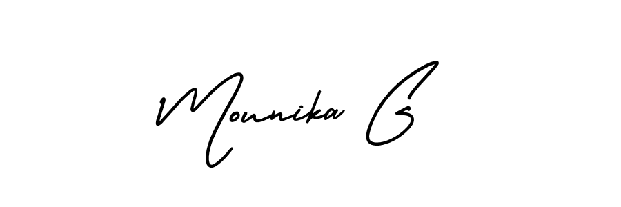 Once you've used our free online signature maker to create your best signature AmerikaSignatureDemo-Regular style, it's time to enjoy all of the benefits that Mounika G name signing documents. Mounika G signature style 3 images and pictures png