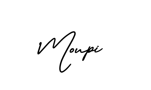 if you are searching for the best signature style for your name Moupi. so please give up your signature search. here we have designed multiple signature styles  using AmerikaSignatureDemo-Regular. Moupi signature style 3 images and pictures png