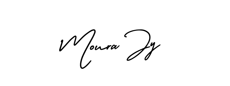 Use a signature maker to create a handwritten signature online. With this signature software, you can design (AmerikaSignatureDemo-Regular) your own signature for name Moura Jy. Moura Jy signature style 3 images and pictures png