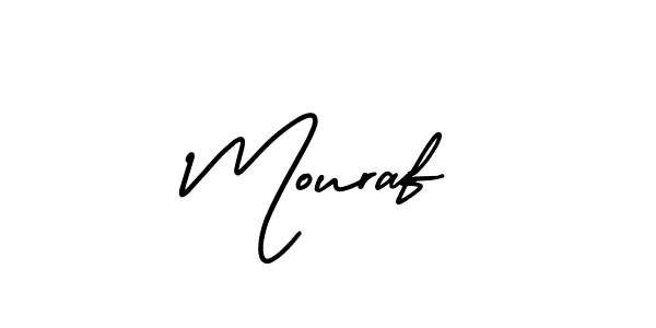 AmerikaSignatureDemo-Regular is a professional signature style that is perfect for those who want to add a touch of class to their signature. It is also a great choice for those who want to make their signature more unique. Get Mouraf name to fancy signature for free. Mouraf signature style 3 images and pictures png