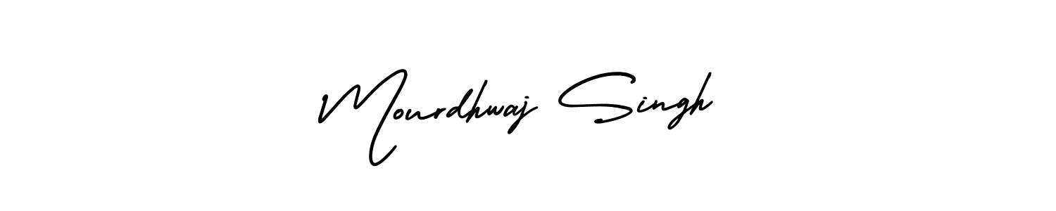 Make a beautiful signature design for name Mourdhwaj Singh. With this signature (AmerikaSignatureDemo-Regular) style, you can create a handwritten signature for free. Mourdhwaj Singh signature style 3 images and pictures png