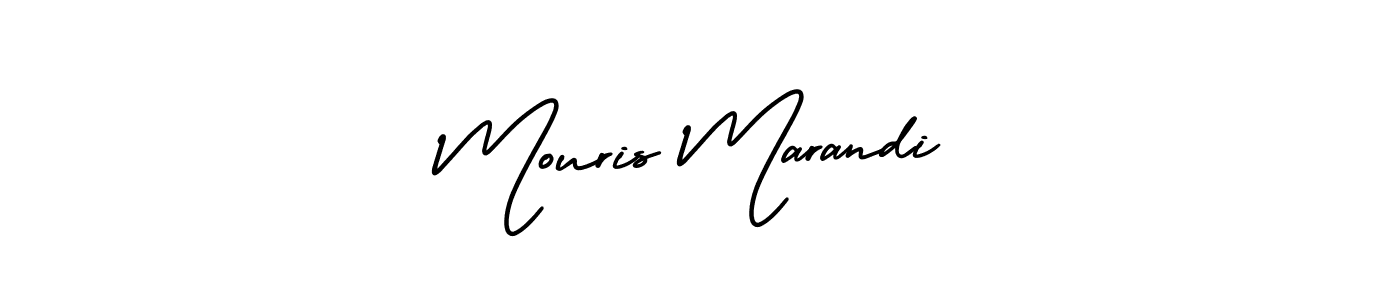 AmerikaSignatureDemo-Regular is a professional signature style that is perfect for those who want to add a touch of class to their signature. It is also a great choice for those who want to make their signature more unique. Get Mouris Marandi name to fancy signature for free. Mouris Marandi signature style 3 images and pictures png