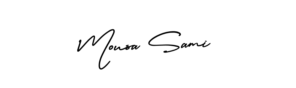 Also we have Mousa Sami name is the best signature style. Create professional handwritten signature collection using AmerikaSignatureDemo-Regular autograph style. Mousa Sami signature style 3 images and pictures png
