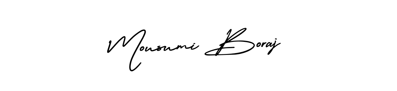 Similarly AmerikaSignatureDemo-Regular is the best handwritten signature design. Signature creator online .You can use it as an online autograph creator for name Mousumi Boraj. Mousumi Boraj signature style 3 images and pictures png