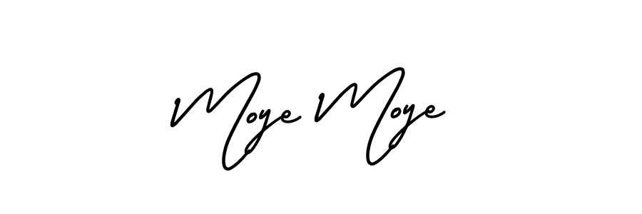 Moye Moye stylish signature style. Best Handwritten Sign (AmerikaSignatureDemo-Regular) for my name. Handwritten Signature Collection Ideas for my name Moye Moye. Moye Moye signature style 3 images and pictures png