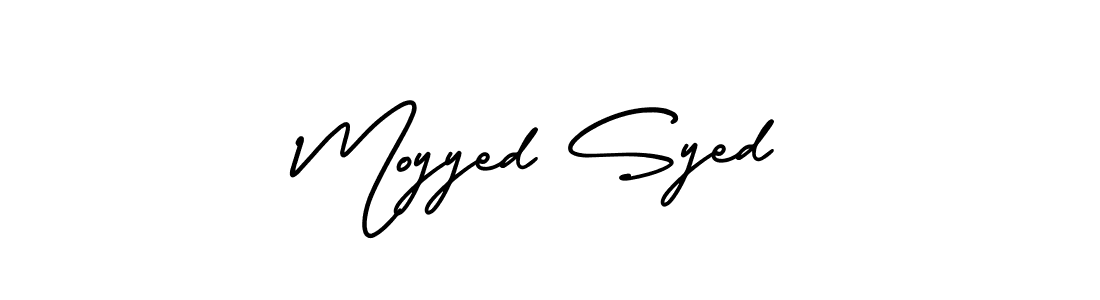 Best and Professional Signature Style for Moyyed Syed. AmerikaSignatureDemo-Regular Best Signature Style Collection. Moyyed Syed signature style 3 images and pictures png