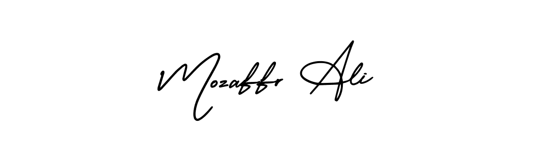 Make a beautiful signature design for name Mozaffr Ali. With this signature (AmerikaSignatureDemo-Regular) style, you can create a handwritten signature for free. Mozaffr Ali signature style 3 images and pictures png