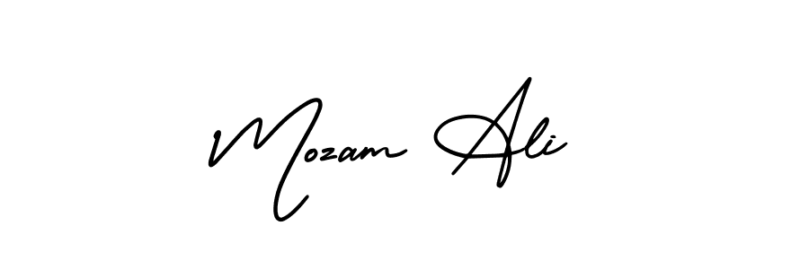 Once you've used our free online signature maker to create your best signature AmerikaSignatureDemo-Regular style, it's time to enjoy all of the benefits that Mozam Ali name signing documents. Mozam Ali signature style 3 images and pictures png