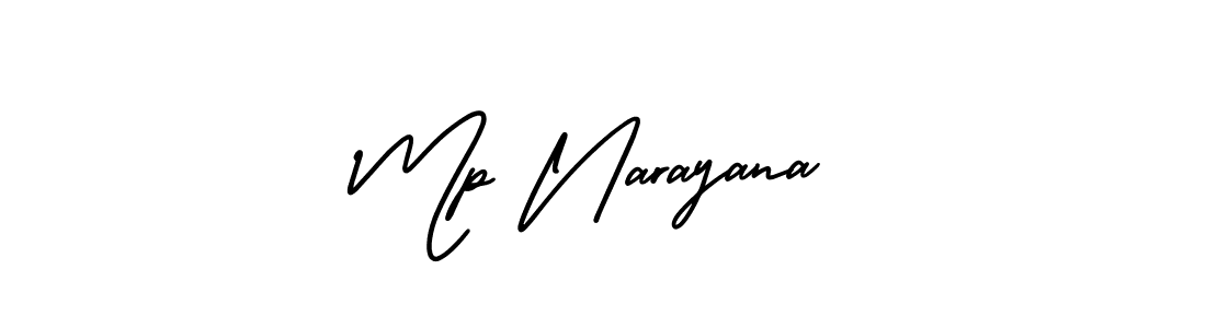 Similarly AmerikaSignatureDemo-Regular is the best handwritten signature design. Signature creator online .You can use it as an online autograph creator for name Mp Narayana. Mp Narayana signature style 3 images and pictures png