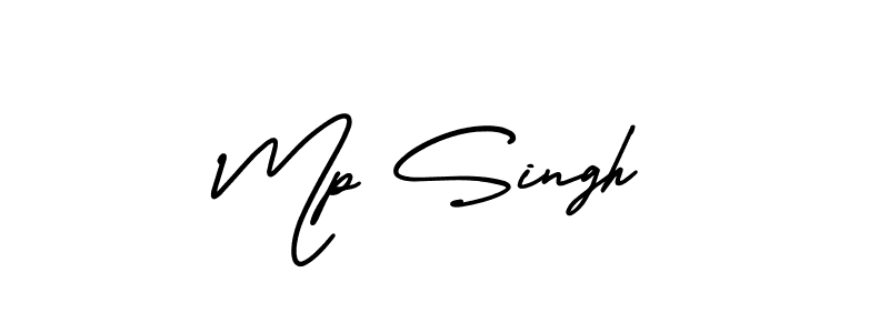 How to make Mp Singh signature? AmerikaSignatureDemo-Regular is a professional autograph style. Create handwritten signature for Mp Singh name. Mp Singh signature style 3 images and pictures png