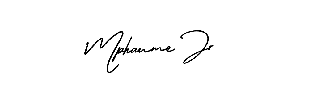 The best way (AmerikaSignatureDemo-Regular) to make a short signature is to pick only two or three words in your name. The name Mphaume Jr include a total of six letters. For converting this name. Mphaume Jr signature style 3 images and pictures png