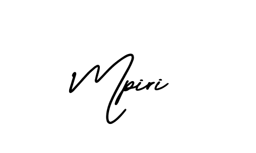 Similarly AmerikaSignatureDemo-Regular is the best handwritten signature design. Signature creator online .You can use it as an online autograph creator for name Mpiri. Mpiri signature style 3 images and pictures png