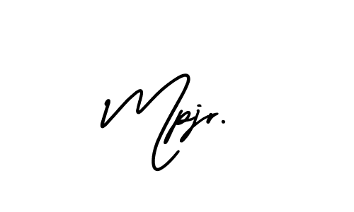 Make a beautiful signature design for name Mpjr.. With this signature (AmerikaSignatureDemo-Regular) style, you can create a handwritten signature for free. Mpjr. signature style 3 images and pictures png