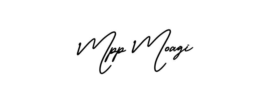 Make a beautiful signature design for name Mpp Moagi. With this signature (AmerikaSignatureDemo-Regular) style, you can create a handwritten signature for free. Mpp Moagi signature style 3 images and pictures png