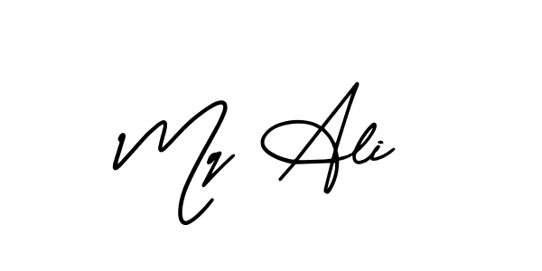 Create a beautiful signature design for name Mq Ali. With this signature (AmerikaSignatureDemo-Regular) fonts, you can make a handwritten signature for free. Mq Ali signature style 3 images and pictures png