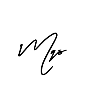 How to make Mqs name signature. Use AmerikaSignatureDemo-Regular style for creating short signs online. This is the latest handwritten sign. Mqs signature style 3 images and pictures png