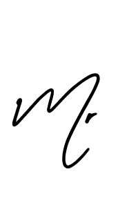 The best way (AmerikaSignatureDemo-Regular) to make a short signature is to pick only two or three words in your name. The name Mr include a total of six letters. For converting this name. Mr signature style 3 images and pictures png